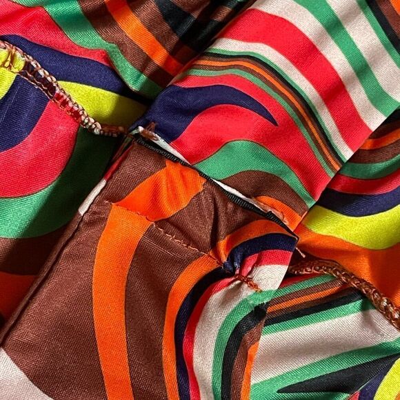 Misguided Orange bodysuit marble print Plus Curvy 14 NWT - Picture 12 of 13